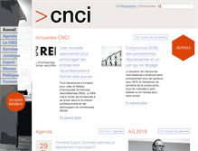 Tablet Screenshot of cnci.ch